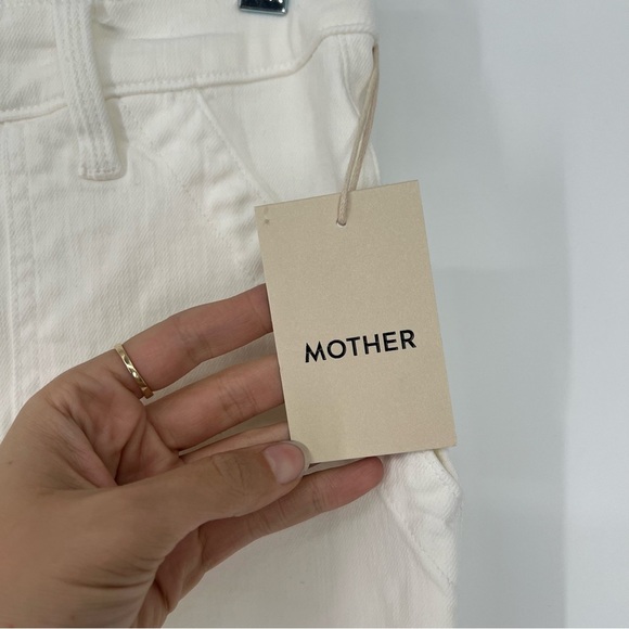 Mother Private Double Pocket Ship White Denim Jean in Fairest of them All 27 NWT - Picture 7 of 12